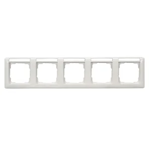 SYSWALL55 Schalterrahmen 5fach, beschr.