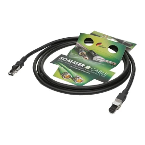 Mercator CAT6 Superflex, schwarz,  1,00m