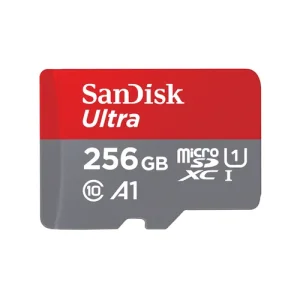 256GB SANDISK ULTRA MICROSDXC SD ADAPTER 100MB/S CLASS 10 UHS-