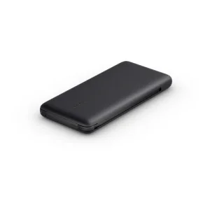 BELKIN POWER BANK 10K INC USB-C AND LIGHTNING CABLES BLACK