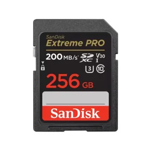 EXTREME PRO 256GB SDXC MEMORY CARD 200MB/S 140MB/S UHS-I CL 10