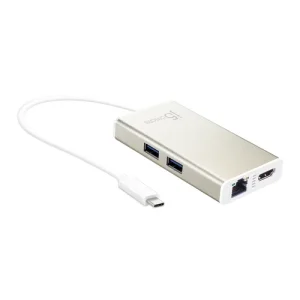 USB-C MULTI-ADAPTER - HDMI/ETHERNET/USB 3.1 HUB/PD 2.0