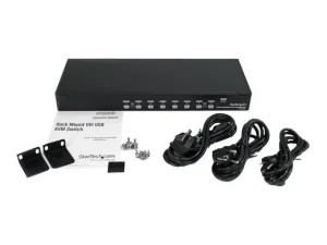 STARTECH 8 Port 1HE DVI USB KVM Switch
