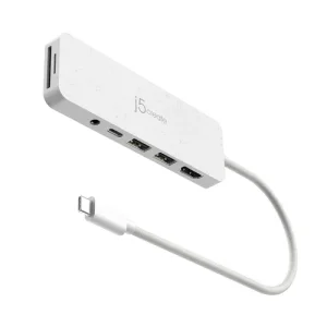 ECO-FRIENDLY USB-C MU-PORTHUB POWER DELIVERY -WHITE