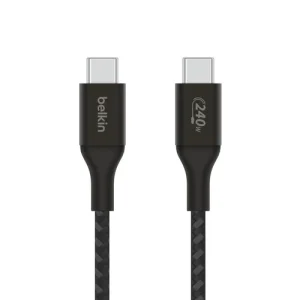 CAB015BT1MBK BELKIN BOOST CHARGE 240W USB-C TO USB-C CABLE