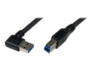 STARTECH 1m USB 3 Cable Right Angle BK
