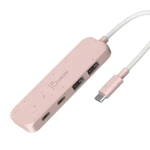 ECO-FRIENDLY USB-C TO 4-PORT TYPE-C  TYPE-A GEN 2 HUB