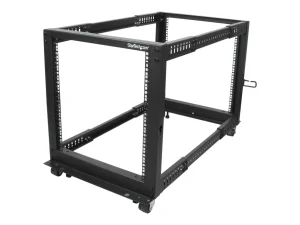 STARTECH 12U Adj Depth 4 Post Rack