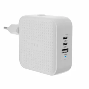TRAVEL CHARGER WHITE 70W USB-C GAN (3C+1A)