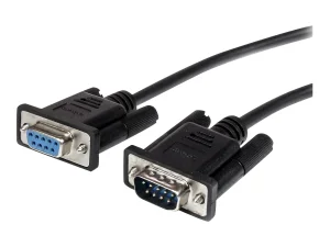 STARTECH 3m Black DB9 Serial Cable M/F