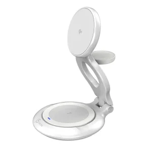 QI2 3-IN-1 MAGNETIC FOLDABLE WIRELESS CHARGING STATION