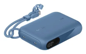 BOOSTCHARGE POWER DELIVERY POWE MIT DISPLAY 10.000MAH 20 W BLAU