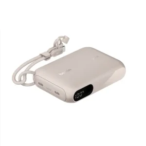 BOOSTCHARGE POWER DELIVERY POWE MIT DISPLAY 10.000MAH 20 W SAND