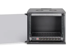 DIGITUS 48,26cm Netzwerk-Set 9HE Wandgeh