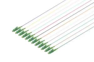 COLORED PIGTAILS SET  2M 12PCS LC  OS2 09/125  SIMPLEX