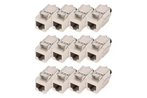 CAT 8.1 KEYSTONE MODULE 12X SHIELDED TOOL-FREE CONNECTION