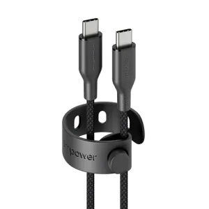 RACING 240W USB-C TO USB-C CABLE USB 2.0 1.2M SPACE BLACK