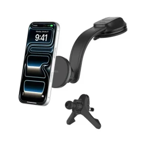BELKIN MAGNETIC CAR MOUNT WITH 15W QI2 WIRELESS CHARGING FOR AI