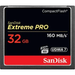COMPACT FLASH CARD 32GB EXTREME PRO 160MB/S VERSION