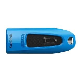 ULTRA 32 GB USB FLASH DRIVE USB 3.0 UP TO 100MB/S READ BLUE