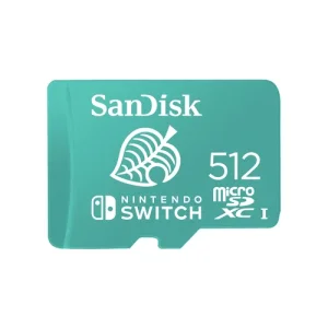 SANDISK/NINTENDO MICROSDXC 512GB V30 C10 100MB/S R 90MB/S W