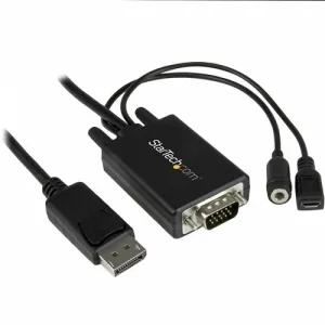 10 DP TO VGA CABLE WITH AUDIO CABLE WITH AUDIO 10FT