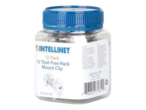 INT Clip zur Rackmontage 1 HE 12er-Pack