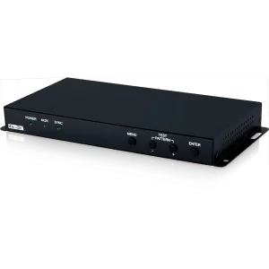 UHD+  HDMI to Dual HDMI Scaler with Audio De-Embedding & Test Patterns