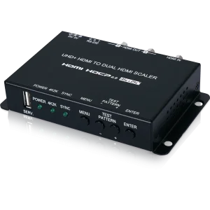 UHD+  HDMI to Dual HDMI Scaler