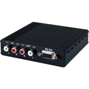 Analog Stereo Audio and RS-232 over CAT5e/6/7 Extender