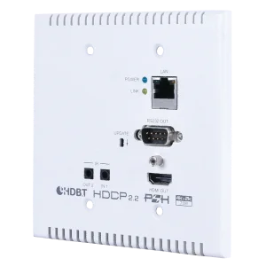 HDMI over Cat.5e/6/7 Wall-Plate Extender with LAN/ IR/RS-232/PoH (4K@60 420 up to 70M)