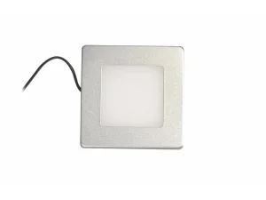 Synergy 21 Downlight Square / 4000K Silber / 12V / 76 x 76 x 10mm Möbelleuchte mit AMP Stecker