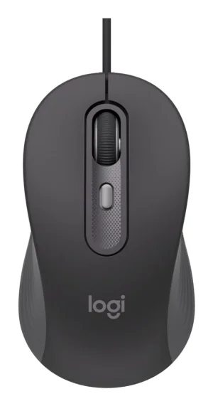Logitech Mouse M520 Signature Wired f. Bus,. OPT USB-C black Für Links- und Rechtshänder geeignete