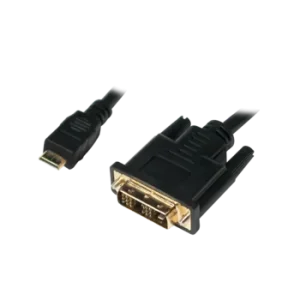 Kabel DVI <=> Mini-HDMI 0,5m St/St black