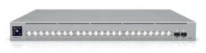 Ubiquiti Switch UniFi 8x2.5G RJ45/16x10G RJ45/2xSFP28 Managed 19" Rack-Mountable, 1,3" Touchscreen
