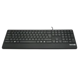 TERRA Keyboard 4000 Corded [DE] USB black Copilot  QWERTZ, 105 Tasten, kabelgebunden, 1,80m