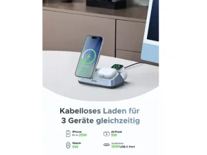 UGREEN W711 3-in-1 25W Magnetic Charger