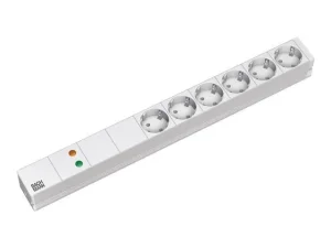 BACHMANN 48,26cm Steckdosenleiste 6-fach