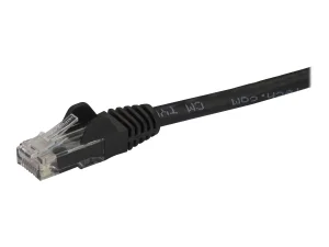 STARTECH 15 m Black Snagless Cat6 UTP