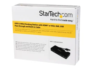 STARTECH Travel Laptop Dock HDMI or VGA