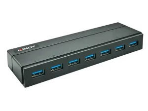 LINDY USB 3.1 Hub 7 Port u. Ladefunktion