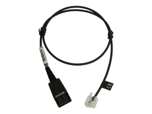 JABRA QD to RJ45 straight unbalanced