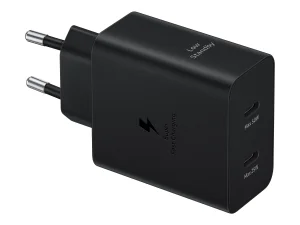 SAMSUNG Ladegerät Duo 50W mit Kabel Blac