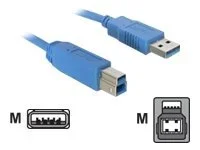 DELOCK Kabel USB 3.0 A-B St/St 3.0m
