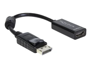 DELOCK Adapter DP-St > HDMI-Bu 22,5cm bl