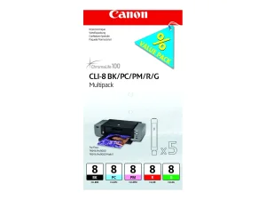 CANON CLI-8 BK/PC/PM/R/G Multi Pack