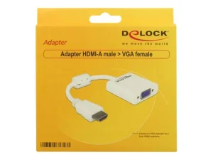 DELOCK Adapterkabel HDMI-A St > VGA Buch