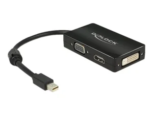 DELOCK Adapterkabel DP > 1xVGA + 1x HDMI