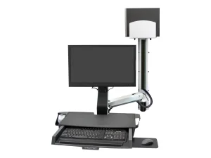 ERGOTRON SV Sit-Stand Combo System silve