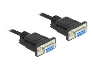 DELOCK Seriell Kabel RS-232 Sub-D9 0,5m